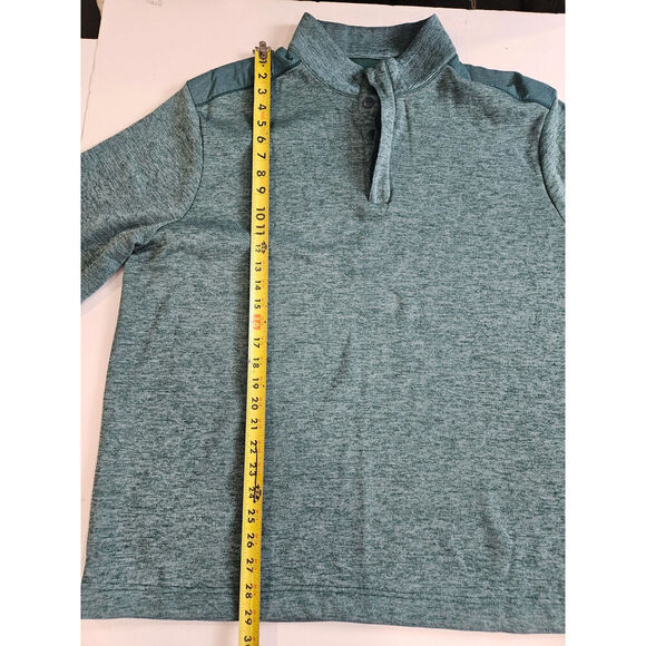 Greg Norman Golf Men's XXL Long Sleeve Green Pullover Fleece 1/4-Zip - Picture 4 of 8